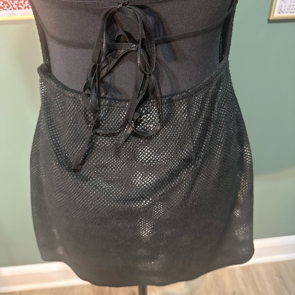 Urban Outfitters Black Textured Dress Size S 😻 - Picture 5 of 6